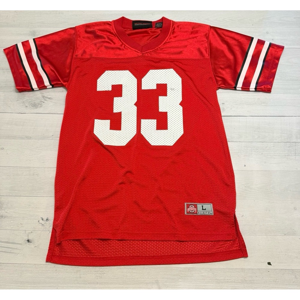 Ohio State Buckeyes‎ official team shop red jersey number 33 youth large